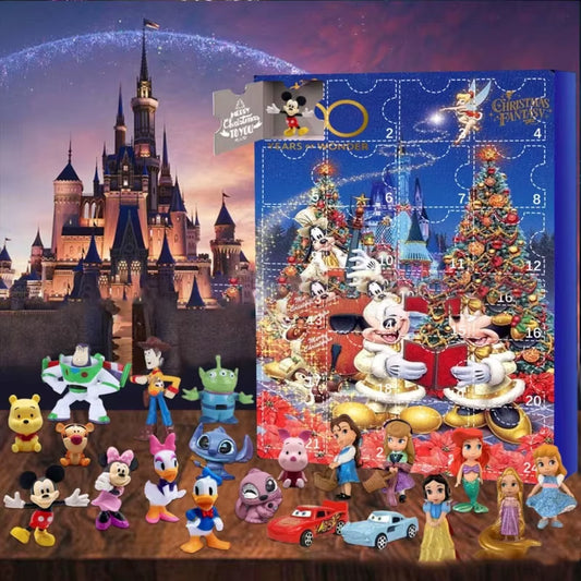Christmas Advent Calendario Adviento Anime Christmas Blind Box 24-Day Countdown Surprise Box Cute Children'S Toys Gift Guess Bag