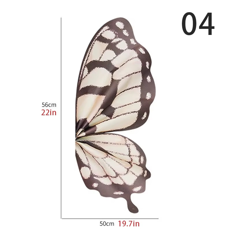 20 Pcs/Pack Flower Wrapping Paper DIY Butterfly Wings Shaped Bouquet Packaging Paper Wedding Party Gift Packing Florist Material