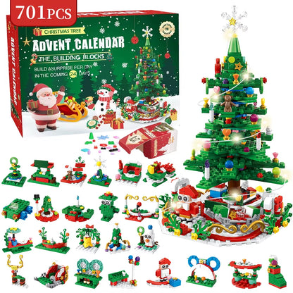 2026 Christmas Advent Calendar Gift Box Christmas Tree Train 24Days Countdown Christmas Calendar Box New Year Navidad Gift