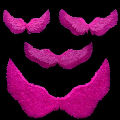 1Pcs Child Adult Angel Feather Wing Show Fairy Costume Cosplay Props Party Wedding Birthday Gift Halloween Decoration Christmas