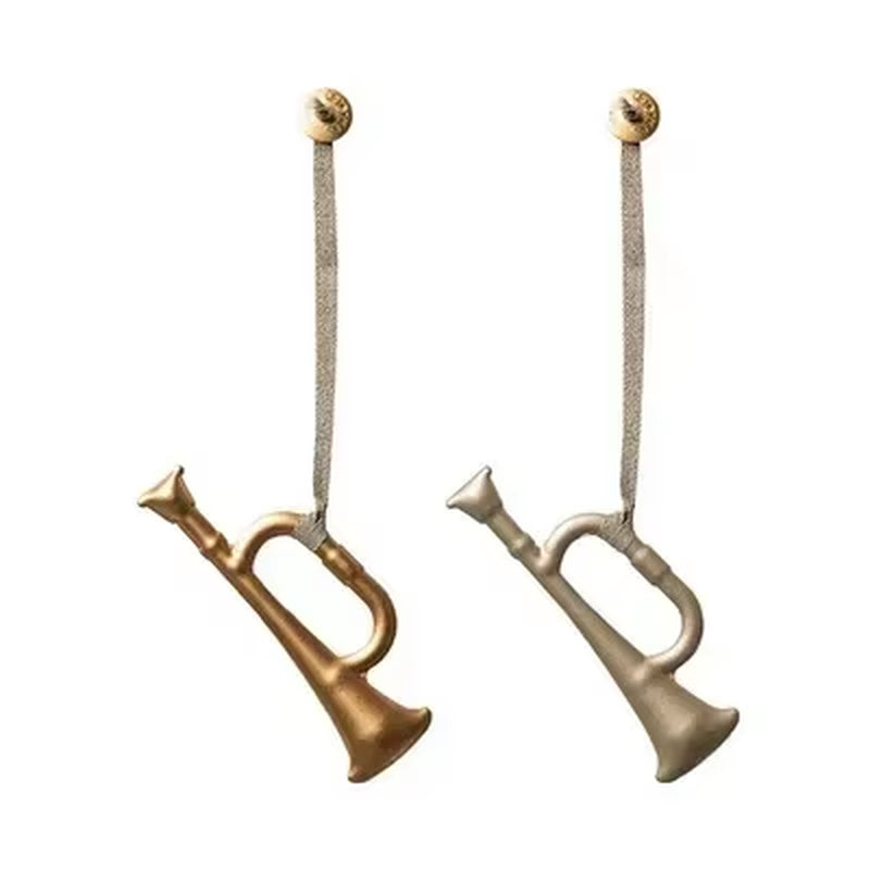 Nordic Denmark'S Same Christmas Tree Decoration Pendant Soldier Angel Double Sided Iron Sheet Metal Pendant Christmas Decor