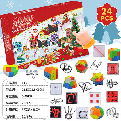 2026 Christmas Advent Calendar Gift Box Christmas Tree Train 24Days Countdown Christmas Calendar Box New Year Navidad Gift