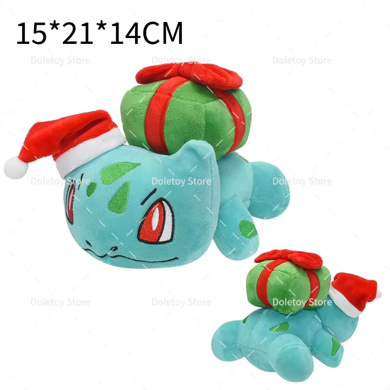 New Pokemon Plush Christmas Charizard Charmander Kawaii Halloween Pikachu Anime Pokemon Stuffed Plush Dolls Kids Gifts