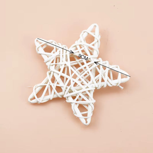 Artificial Plants Star Wreaths Wedding Decorative Flower Christmas Ornament Rattan Garland Door Hanging Diy Gifts Box Home Decor
