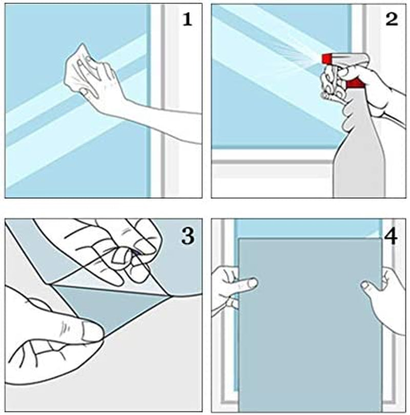 118 Pieces Christmas Window Clings with Xmas Snowflakes Decals Removable PVC Staic Stickers for Christmas Window Display(8 Sheets)