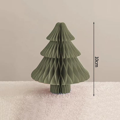 Christmas Tree Honeycomb Ball Decoration 3D Merry Christmas Ornament Paper Hanging Xmas Tree Model 2026 Party Favors Navidad