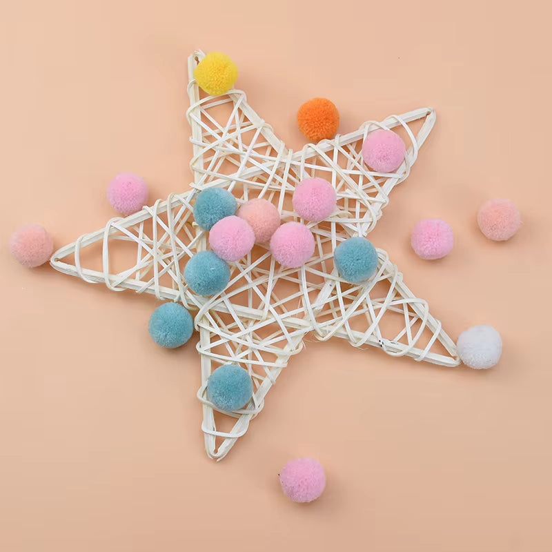 Artificial Plants Star Wreaths Wedding Decorative Flower Christmas Ornament Rattan Garland Door Hanging Diy Gifts Box Home Decor