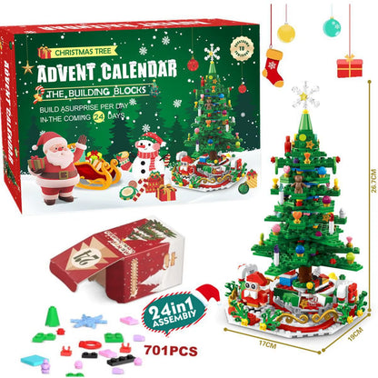 2026 Christmas Advent Calendar Gift Box Christmas Tree Train 24Days Countdown Christmas Calendar Box New Year Navidad Gift