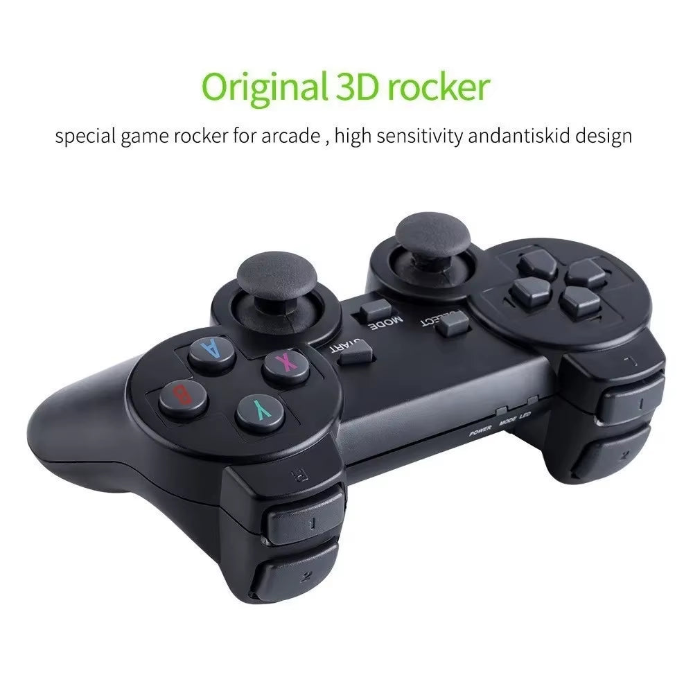 2.4G Video Game Console Dual Wireless Controller Game Stick 4K 10000 Games 32/64GB Retro Games for PS1/GBA Boys Christmas Gift