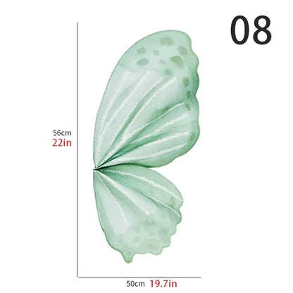 20 Pcs/Pack Flower Wrapping Paper DIY Butterfly Wings Shaped Bouquet Packaging Paper Wedding Party Gift Packing Florist Material