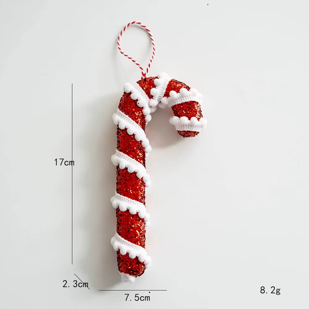 50Cm Large Christmas Candy Canes Christmas Spheres Tree Lollipop Decoration Ornaments Decorative for Home Party Decor Xmas Gift