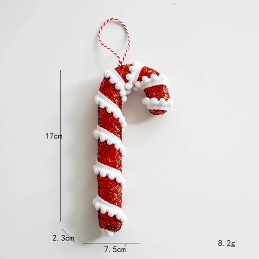 50Cm Large Christmas Candy Canes Christmas Spheres Tree Lollipop Decoration Ornaments Decorative for Home Party Decor Xmas Gift