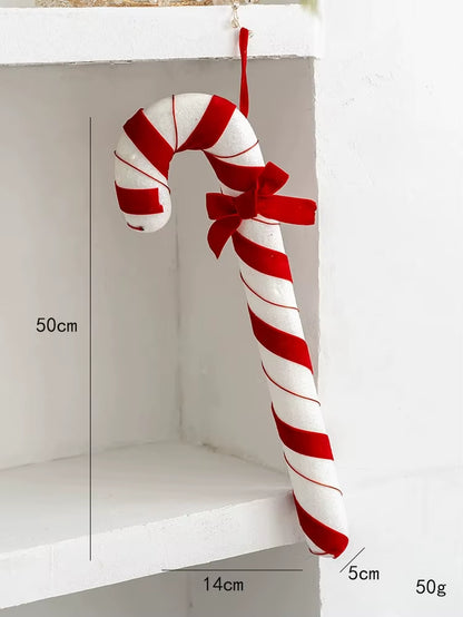 50Cm Large Christmas Candy Canes Christmas Spheres Tree Lollipop Decoration Ornaments Decorative for Home Party Decor Xmas Gift