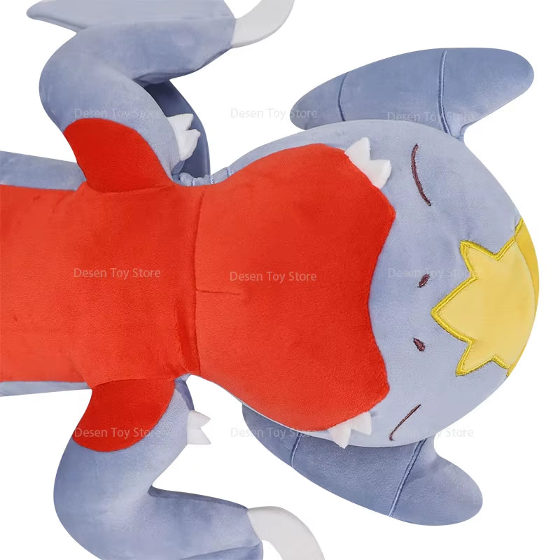 Big Size Pokemon Garchomp Sleeping Plush Pillow Cushion Animal Stuffed Toy Bedroom Sofa Dolls Gifts