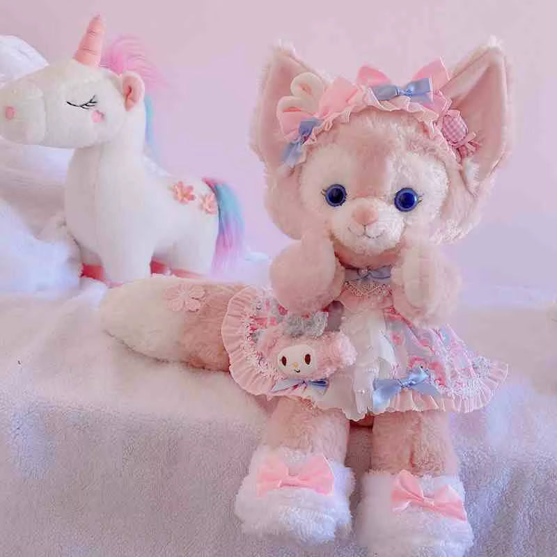 40Cm  Cartoon Characters Linabell Stellalou Pajama Doll Cute Little Fox Toy Doll Boutique Kid Gifts