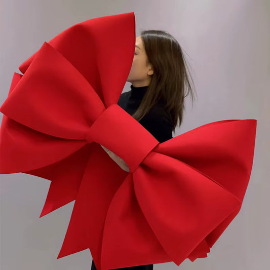 75/100CM Giant Bow EVA Big Bowknot Sponge Paper DIY Handmade Material Package for Wedding Arch Bridal Party Christmas Decorprop