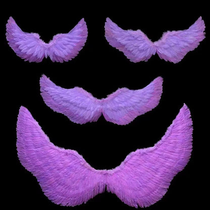 1Pcs Child Adult Angel Feather Wing Show Fairy Costume Cosplay Props Party Wedding Birthday Gift Halloween Decoration Christmas