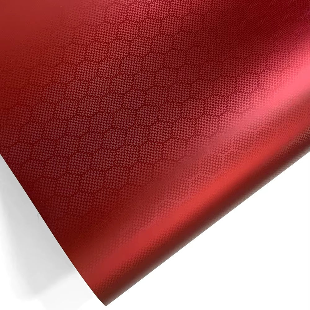 Red Series Car Sticker Vinyl Wrap for Motorcycle Vinyls High Glossy PET Adhesive Vinyl Carbon Fiber Christmas Car Wrapping Film