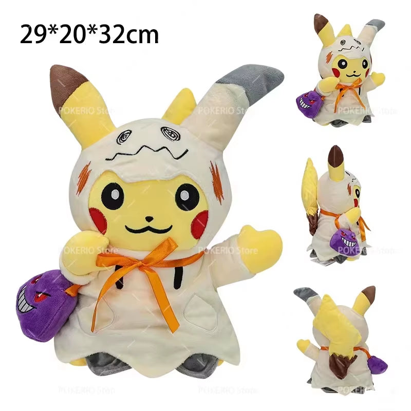 New Pokemon Plush Christmas Charizard Charmander Kawaii Halloween Pikachu Anime Pokemon Stuffed Plush Dolls Kids Gifts