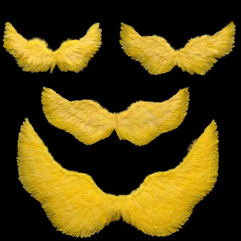 1Pcs Child Adult Angel Feather Wing Show Fairy Costume Cosplay Props Party Wedding Birthday Gift Halloween Decoration Christmas