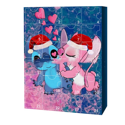 Christmas Advent Calendario Adviento Anime Christmas Blind Box 24-Day Countdown Surprise Box Cute Children'S Toys Gift Guess Bag