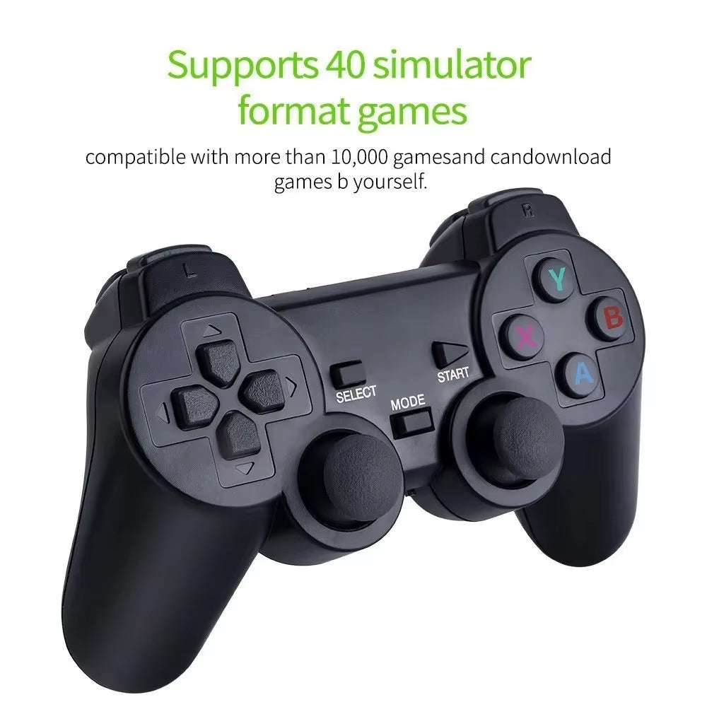 2.4G Video Game Console Dual Wireless Controller Game Stick 4K 10000 Games 32/64GB Retro Games for PS1/GBA Boys Christmas Gift