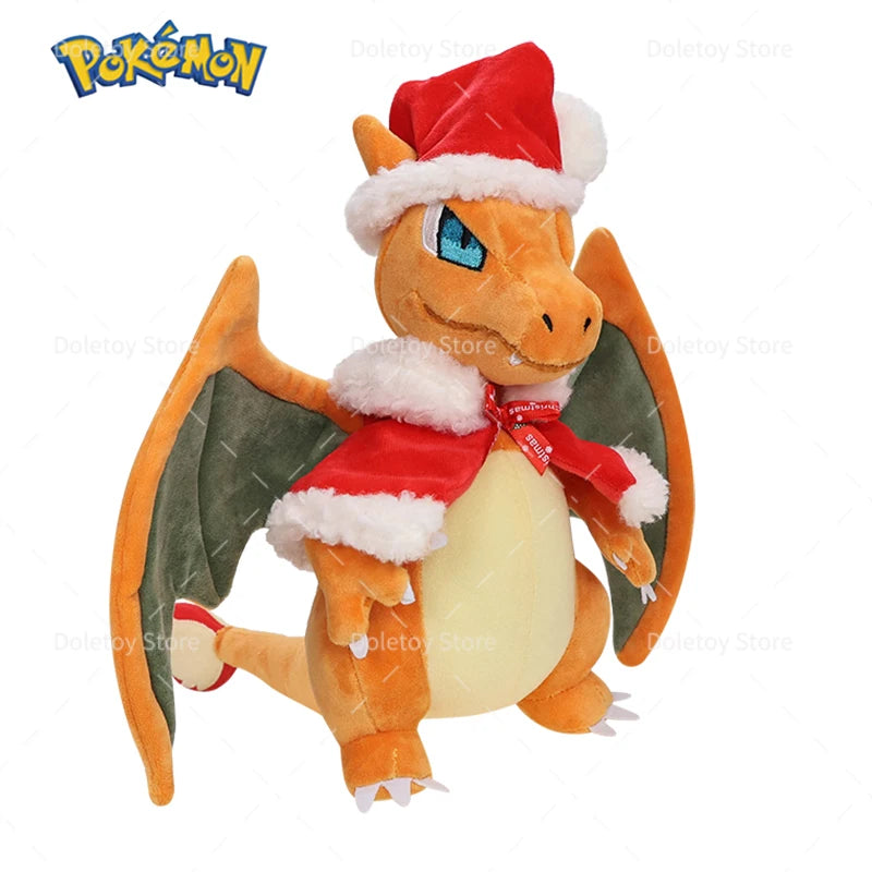 New Pokemon Plush Christmas Charizard Charmander Kawaii Halloween Pikachu Anime Pokemon Stuffed Plush Dolls Kids Gifts