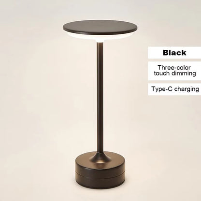 Wireless LED Table Lamp Touch Sensor Desktop Night Light USB Rechargeabl Portable Bedroom Night Light Reading Lamps Decor Light