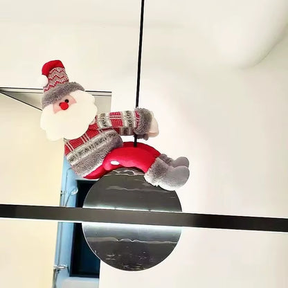 Santa Claus Christmas Atmosphere, Chandelier Decoration, Cute Santa Claus Curtain Buckle, Christmas Pendant, Gift Decoration