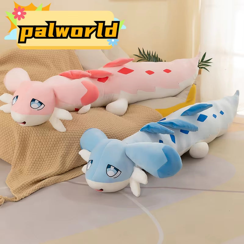 Plush Pink Pillow Palworld Chillet Bolster Stuffed Toy Kawaii Grizzbolt Anime Peripheral Cloth Doll Stuffed Decor Modle Kid Gift