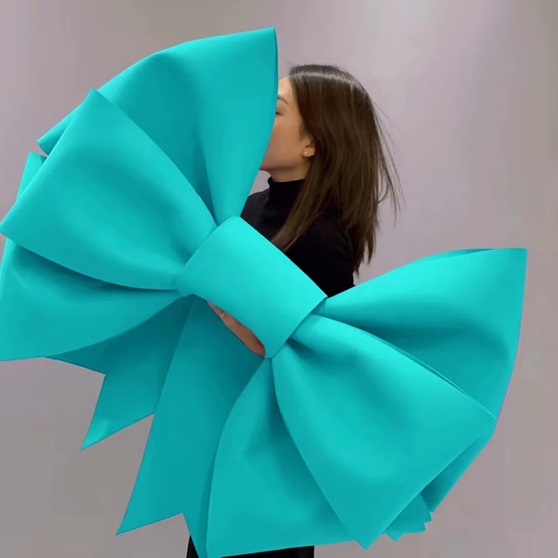 75/100CM Giant Bow EVA Big Bowknot Sponge Paper DIY Handmade Material Package for Wedding Arch Bridal Party Christmas Decorprop