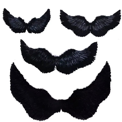 1Pcs Child Adult Angel Feather Wing Show Fairy Costume Cosplay Props Party Wedding Birthday Gift Halloween Decoration Christmas
