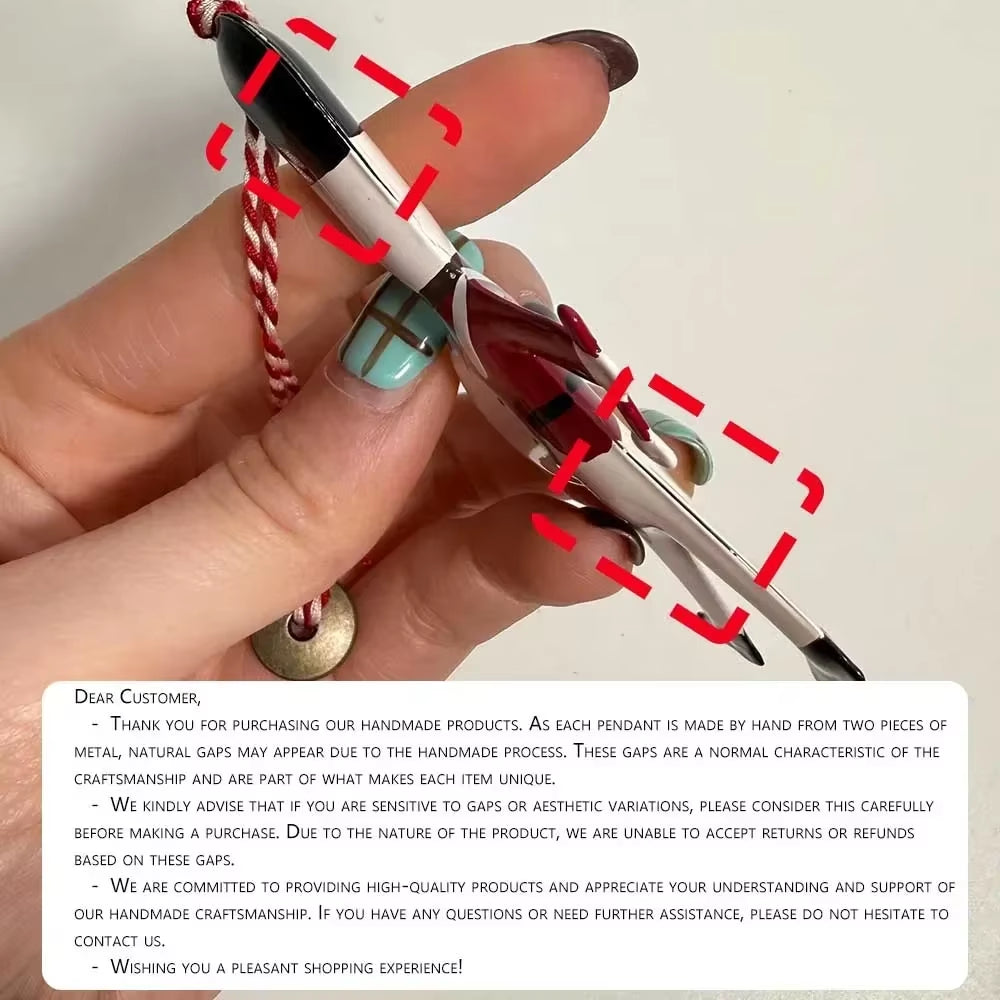 Nordic Denmark'S Same Christmas Tree Decoration Pendant Soldier Angel Double Sided Iron Sheet Metal Pendant Christmas Decor