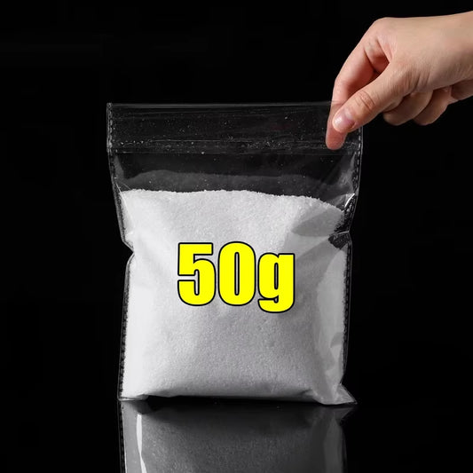 Artificial Snow Powder DIY Fake Snowpowder Fluffy Snowflakes Christmas New Year Party Home Decoration Winter Scene Prop Supplies