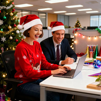 12Pc Christmas Santa Hat Pack - Red Santa Hat Multipack for Father Christmas Fancy Dress Accessories - Fun Festive Headwear Xmas Accessories for Xmas Office Party