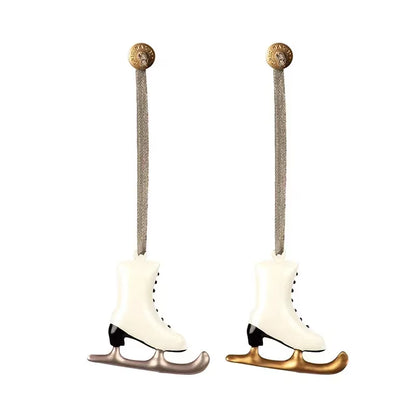 Nordic Denmark'S Same Christmas Tree Decoration Pendant Soldier Angel Double Sided Iron Sheet Metal Pendant Christmas Decor