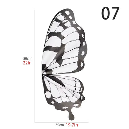 20 Pcs/Pack Flower Wrapping Paper DIY Butterfly Wings Shaped Bouquet Packaging Paper Wedding Party Gift Packing Florist Material