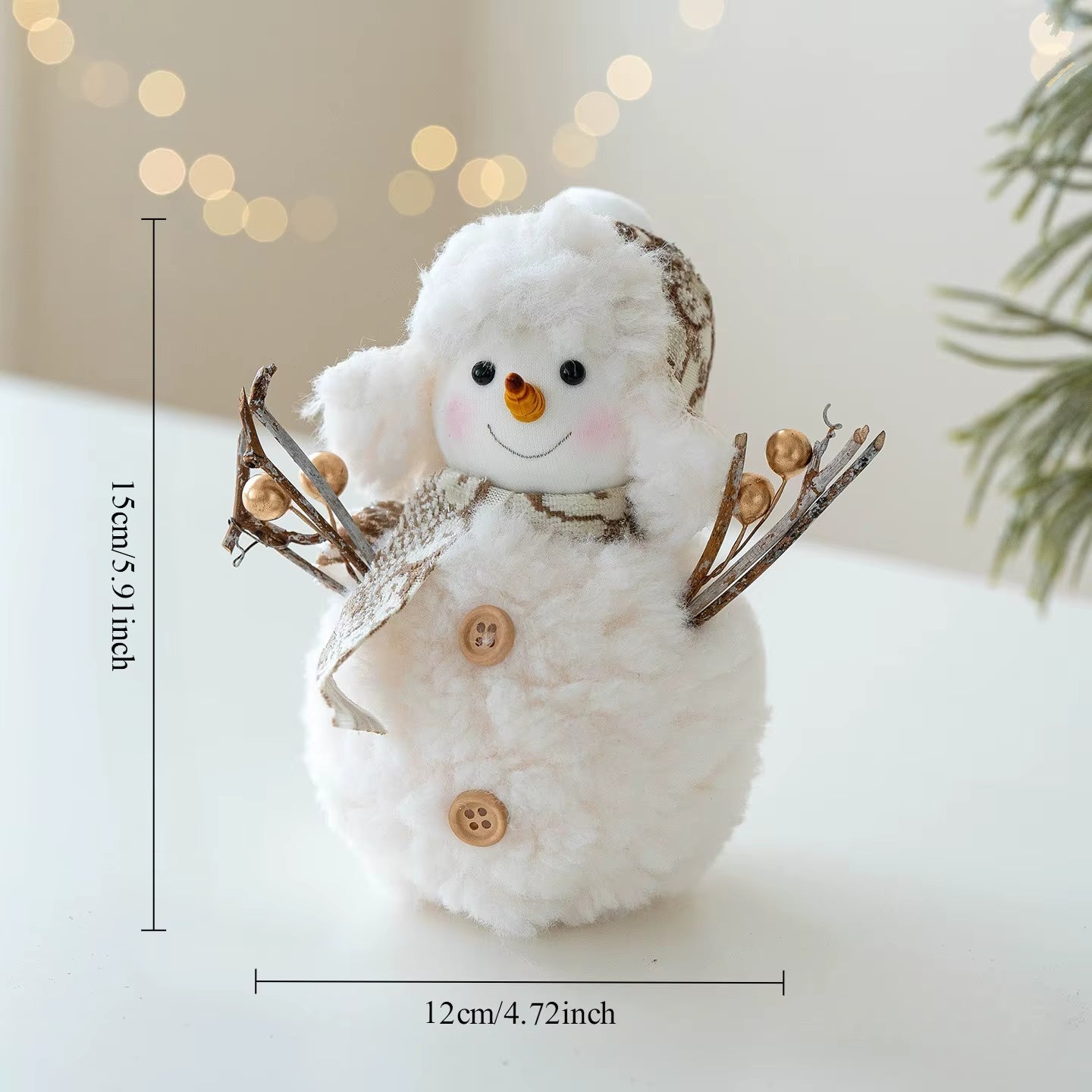 1Pc/3Pc Pink Knitted Christmas Snowman Ornaments, Desktop Decorations, Small Holiday Party Figurines, Holiday Party Decorations