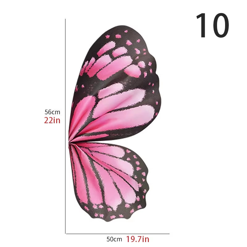 20 Pcs/Pack Flower Wrapping Paper DIY Butterfly Wings Shaped Bouquet Packaging Paper Wedding Party Gift Packing Florist Material