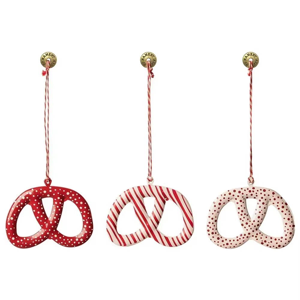 Nordic Denmark'S Same Christmas Tree Decoration Pendant Soldier Angel Double Sided Iron Sheet Metal Pendant Christmas Decor