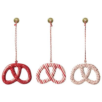 Nordic Denmark'S Same Christmas Tree Decoration Pendant Soldier Angel Double Sided Iron Sheet Metal Pendant Christmas Decor