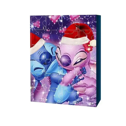 Christmas Advent Calendario Adviento Anime Christmas Blind Box 24-Day Countdown Surprise Box Cute Children'S Toys Gift Guess Bag