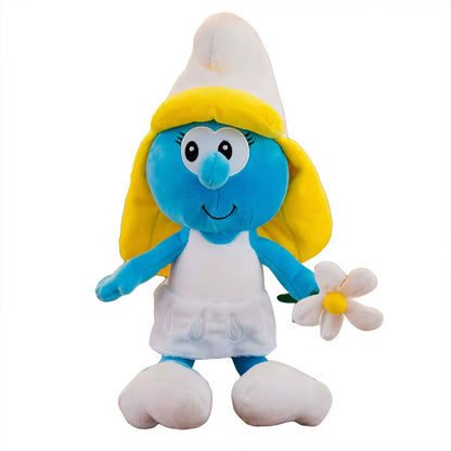 2023 New 40Cm Cartoon Character Creative Smurf Cute Plush Toy Kawaii Doll Children’S Soothing Toy Birthday Gift Christmas Gift