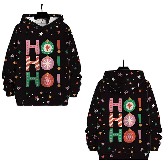 New Arrival Personality Hoodies Christmas Printed Pullover Men Women Casual Oversized Hooded Sweatshirts Cool Hoodie