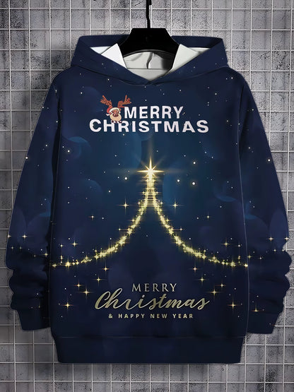 New Arrival Personality Hoodies Christmas Printed Pullover Men Women Casual Oversized Hooded Sweatshirts Cool Hoodie