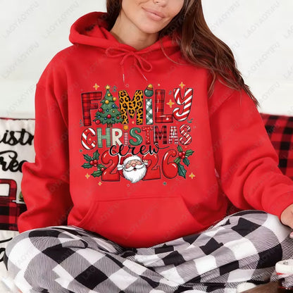 Womens Christmas Reindeer Graphic Sweatshirt Happy New Year! Fashion Pullovers New Autumn Winter Unisex Hoodies Holiday Hoody