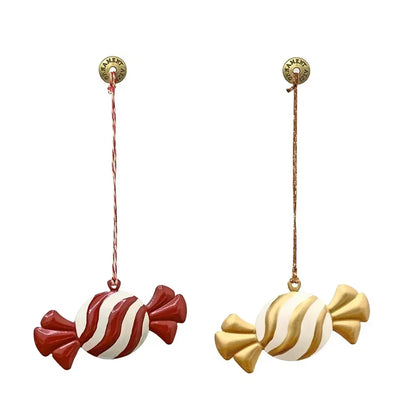 Nordic Denmark'S Same Christmas Tree Decoration Pendant Soldier Angel Double Sided Iron Sheet Metal Pendant Christmas Decor