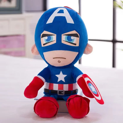 27Cm Man Spidermaned Plush Toys Movie Dolls Marvel Avengers Soft Stuffed Hero Captain America Iron Christmas Gifts for Kids