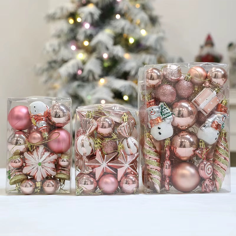20/29Pcs Christmas Ball Decoration Hanging Christmas Tree Pendant Ornaments for Home Room Decor New Year 2026 Gifts Accessories