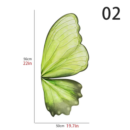 20 Pcs/Pack Flower Wrapping Paper DIY Butterfly Wings Shaped Bouquet Packaging Paper Wedding Party Gift Packing Florist Material